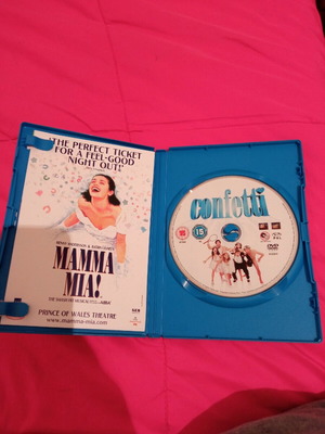 Confetti DVD like new, comedy, subbed