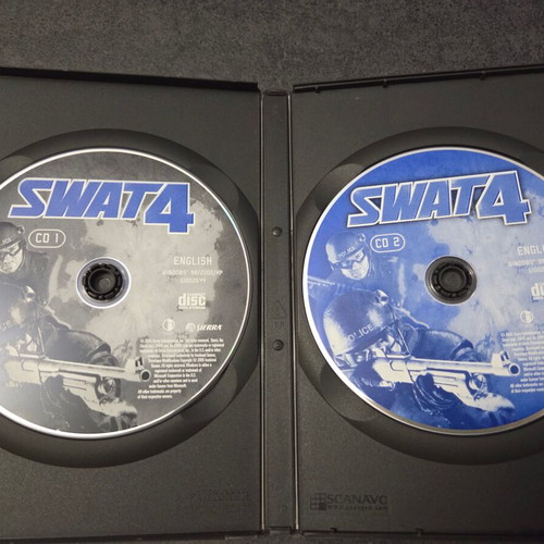 Swat 4 PC game 2005 used, English version, 2 CDs with manual