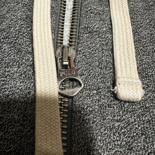 Ralph Lauren zip hoodie jacket like new, size medium, gray