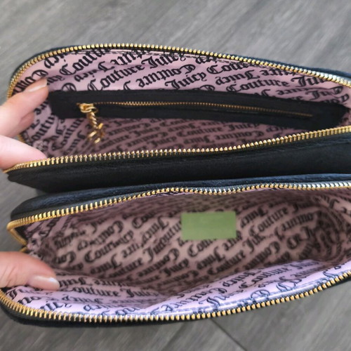 Juicy Couture makeup bag new black