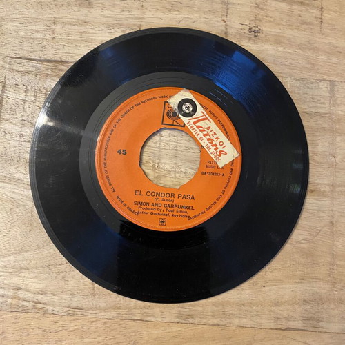 Simon and Garfunkel El Condor Pasa 45 vinyl like new