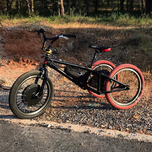 Custom Built Electric Bike like new, 48V 1000W, 40 km range