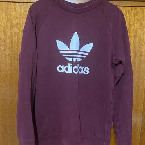 Adidas purple sweatshirt size S
