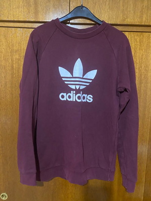 Adidas purple sweatshirt size S
