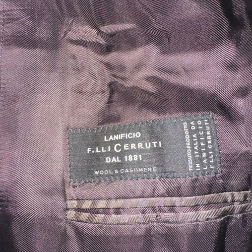 Lanificio F.lli Cerruti cashmere blend jacket, size 38 R, grey