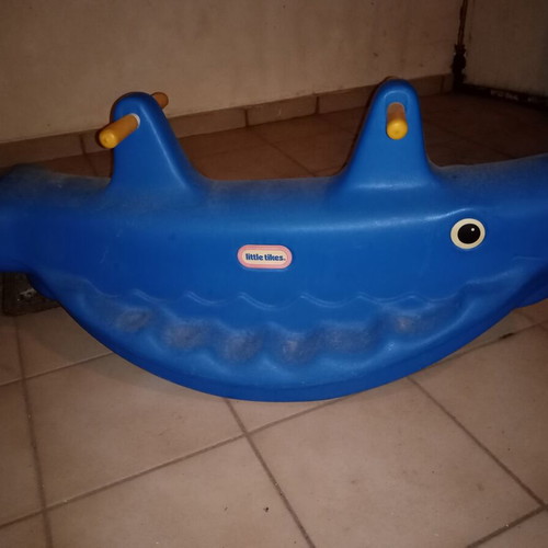 Little Tikes plastic children's rocking whale like new