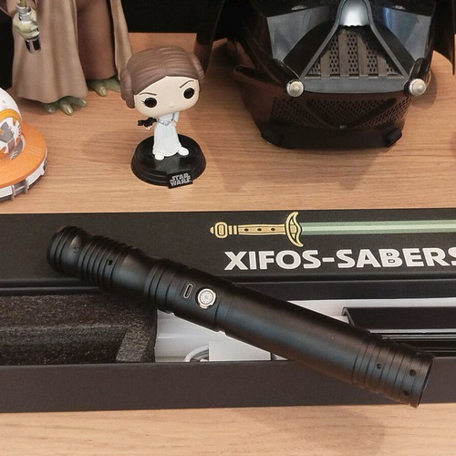 Lightsaber app controlled 115cm with metal hilt and RGB blade new