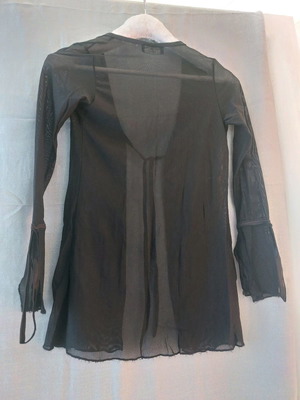 Benissimo transparent jacket used, one size, black