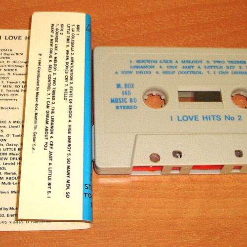 I Love Hits No.2 cassette tape, pop