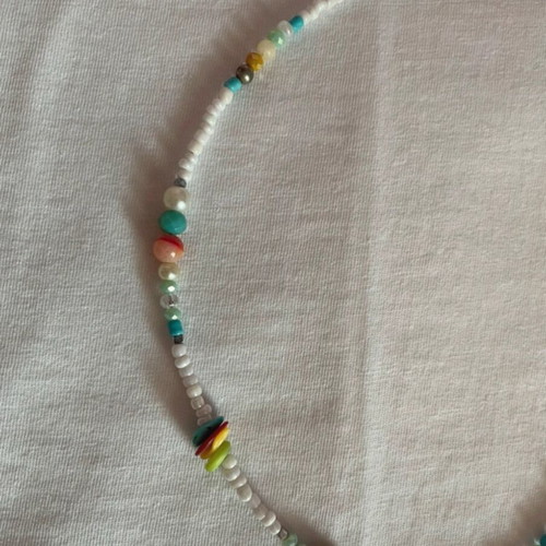 Handmade necklace like new, colorful