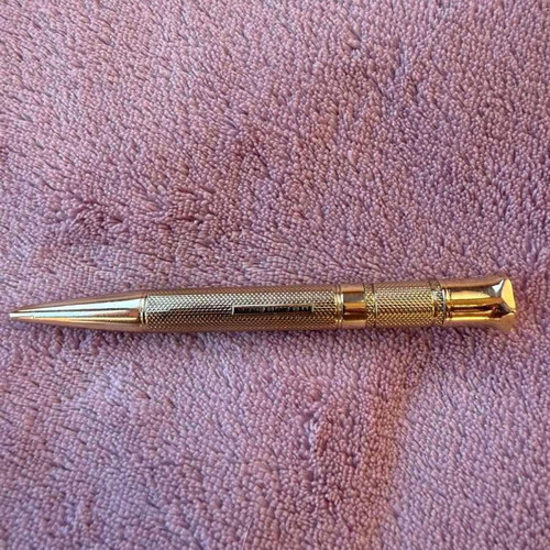 Gold pencil with 375 stamp, 9k gold, 1930, 18g