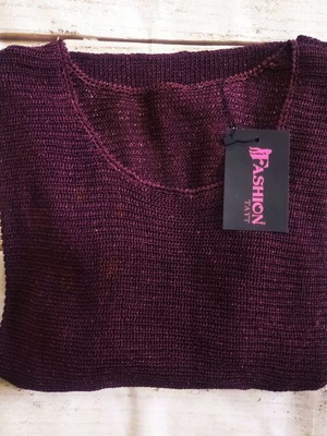 Μπλούζα Fashion Tayt Καινούργιο S/M Μπορντό