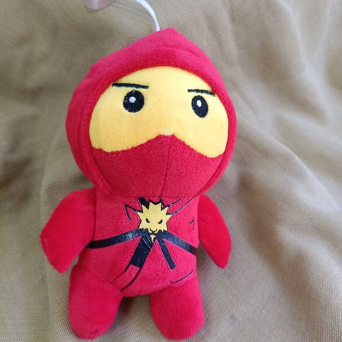 Ninja plush like new, approximately 20 cm tall