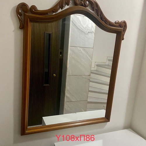 Carved antique mirror used