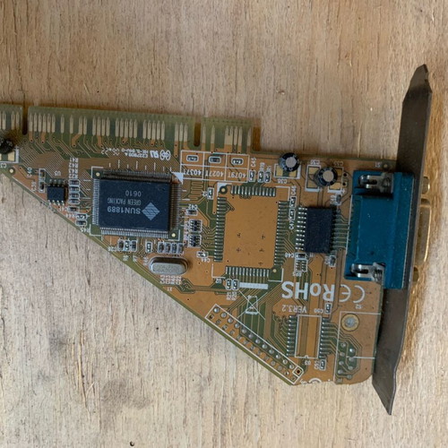 Pci to serial port RS232 used
