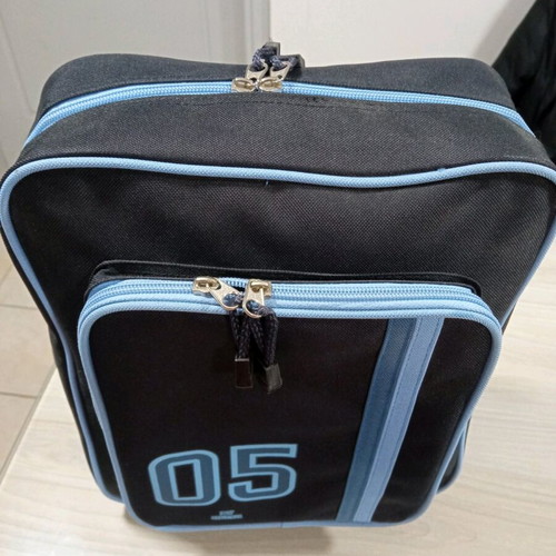Crossbody bag new blue durable material for cyclists