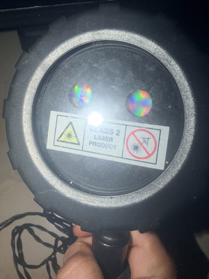 Φωτιστικό προτζέκτορα LED με διάφορα σχέδια σαν καινούργιο
