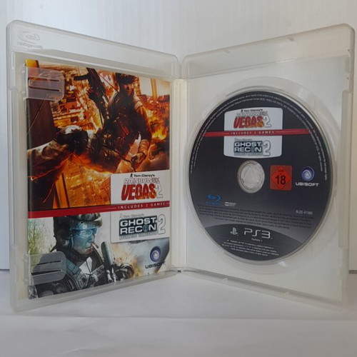 Tom Clancy's Ghost Recon Advanced Warfighter 2 & Rainbow Vegas Six 2 PS3 like new