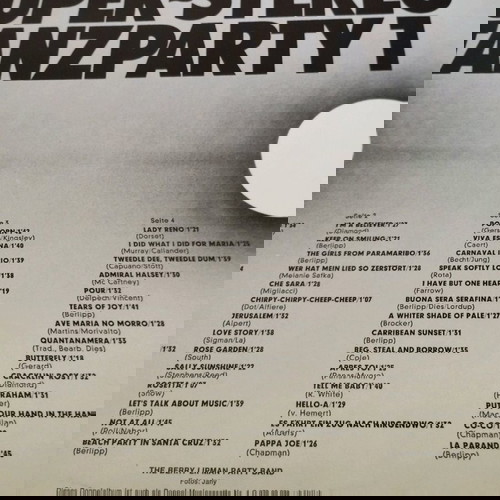 Berry Lipman Party Band - Super-Stereo-Tanzparty 1 2Lp Gatefold album
