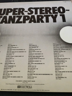 Berry Lipman Party Band - Super-Stereo-Tanzparty 1 2Lp Gatefold album