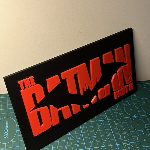 The Batman Part II decorative plaque 2028
