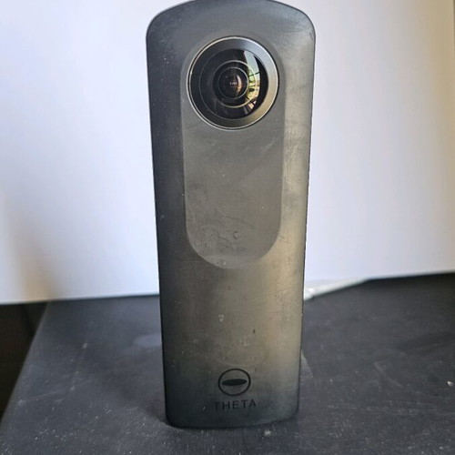Ricoh Theta S camera used with waterproof and fabric case