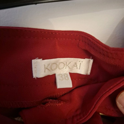 Kookai women's formal pants like new, wide leg, red, size M