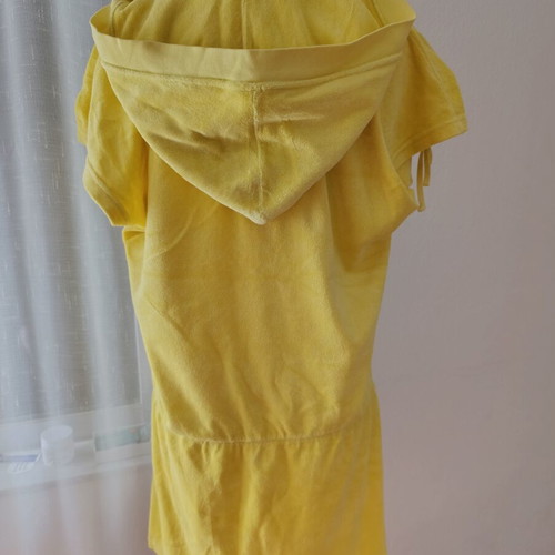 Juicy Couture velour beach dress tunic like new, yellow, size L