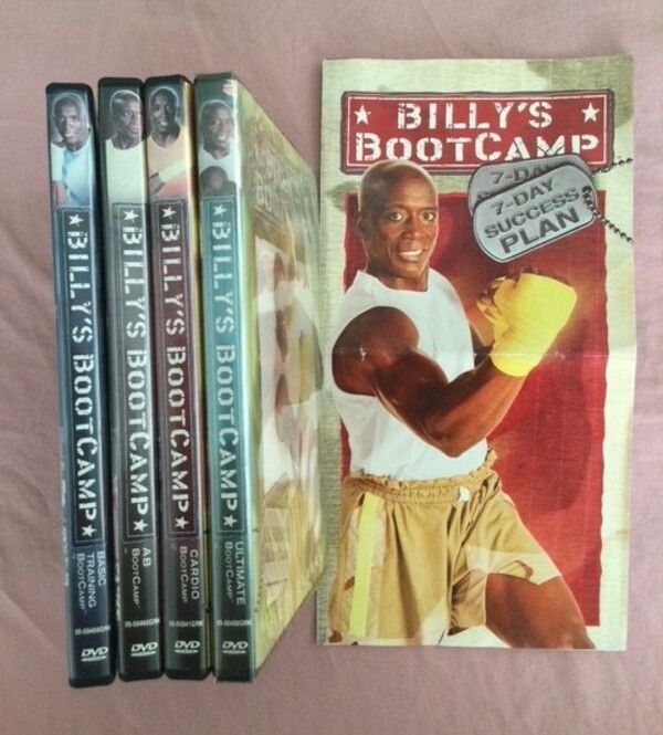 Billy's Bootcamp fitness DVD set of 4… - € 14,00 - Vendora.cy
