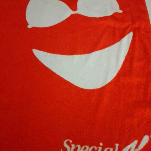 Kellogg's bath towel used promotional 1.27x70cm