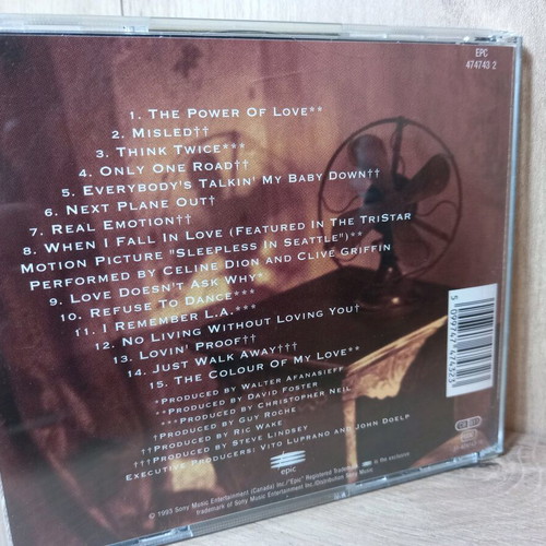 Celine Dion The Colour of My Love CD used, pop