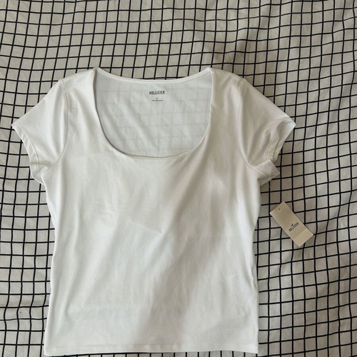 Hollister sport top new, white, size S