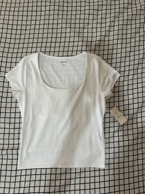 Hollister sport top new, white, size S