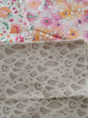 Fabric pack imported from Belgium and America, pieces 50x50 cm, new