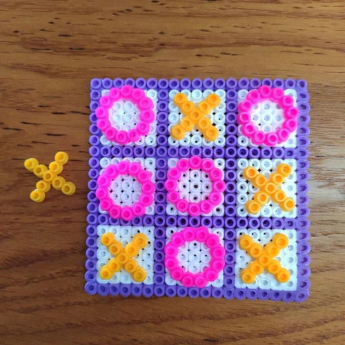 Handmade pocket tic tac toe game new