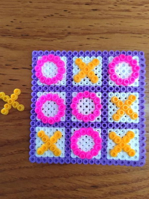 Handmade pocket tic tac toe game new