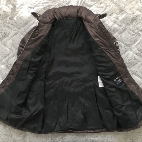 Concept UK down jacket used, women's winter coat, brown, size L
