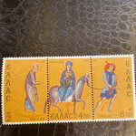 Set of 11 religious stamps like new, unsealed