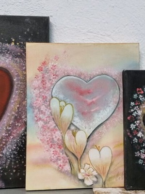 Handmade frames new painted with love and passion