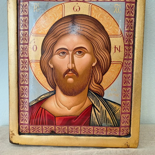 Handmade image on natural wood 30×25 cm new