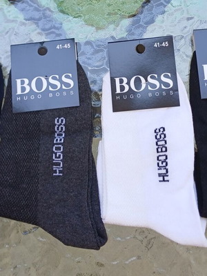 Boss men's socks pack of 4, new, mesh, size 41-45