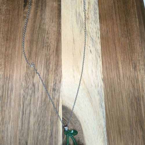 Necklace with cherry stainless steel like new