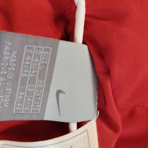 Nike reversible winter vest like new, red and white