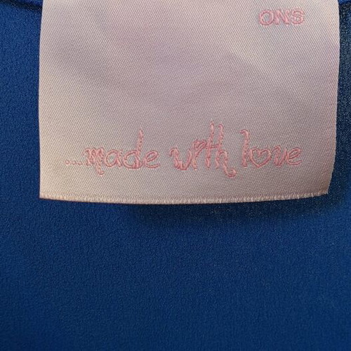Boho style women's top blue, size L, like new
