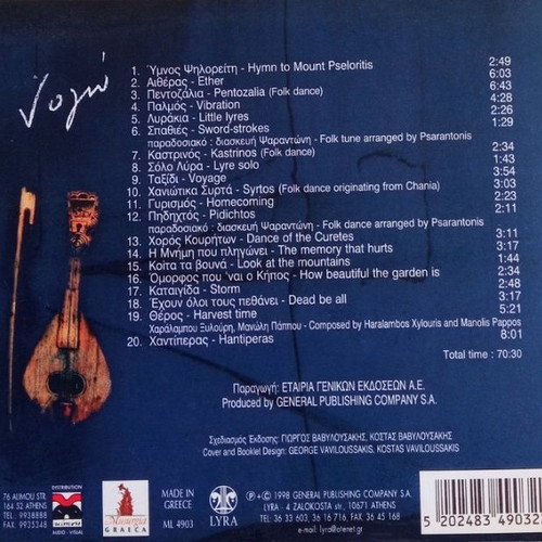I Reckon Reflections CD by Ψαραντώνης new, entechno
