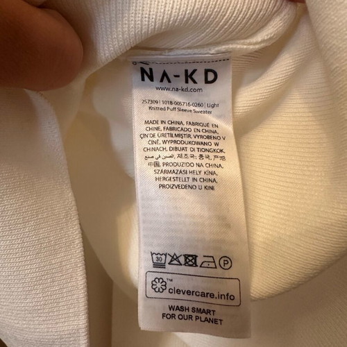 NA-KD blouse like new, size XS