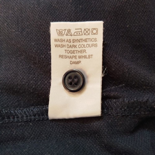 Kustom Kit KK403 Klassic Pique Polo shirt, dark blue/black, size L