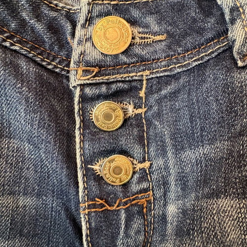 Pull & Bear denim shorts used, blue, size S