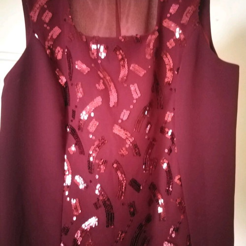 Women's grená set used (skirt, top, jacket)
