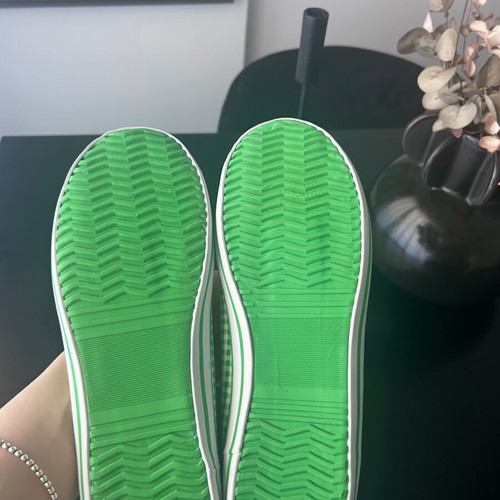 Alexi Andriotti ballet flats new, green-white checked, size 39
